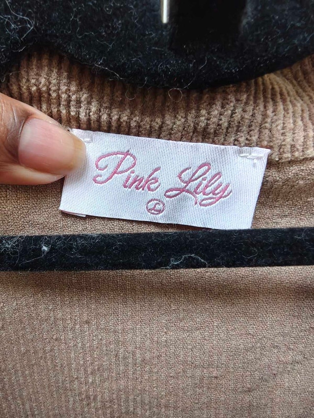 Pink Lily Brown Corduroy Dress - photo 2