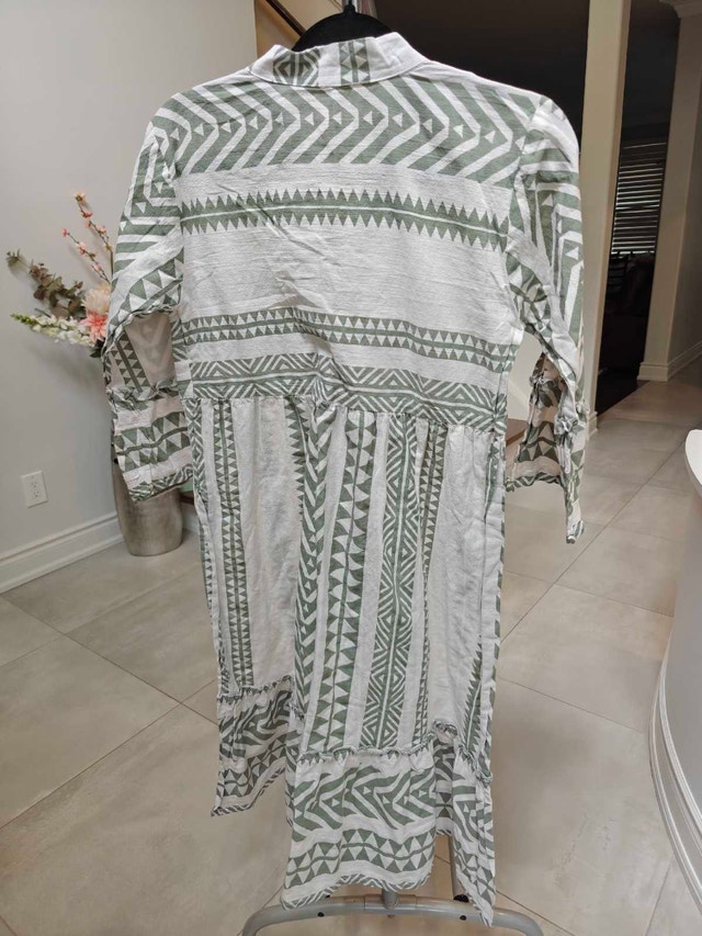 Geometric Print Tiered Dress - photo 2