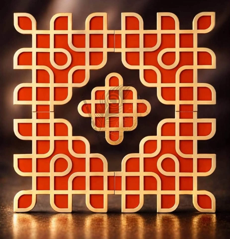 Elegant Reusable Rangoli Panel for Sale - photo 4