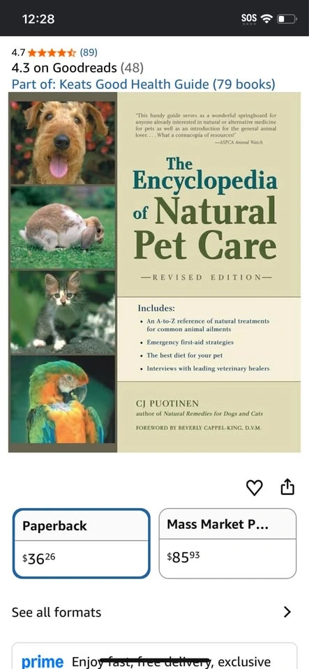 Book - The Encyclopedia of Natural Pet Care - photo 2
