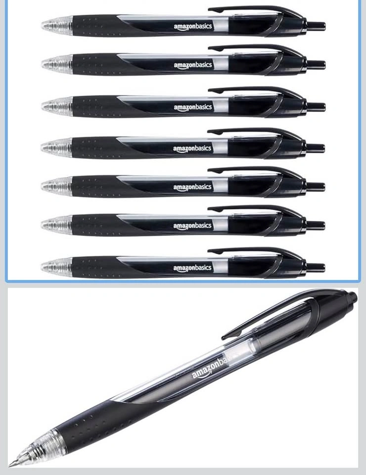 Amazon Basics Retractable Gel Ink Pens - photo 2