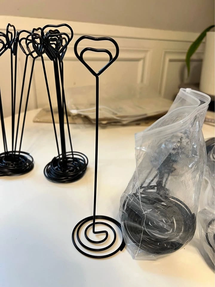 ⚽ Table number metal holder - 36pcs