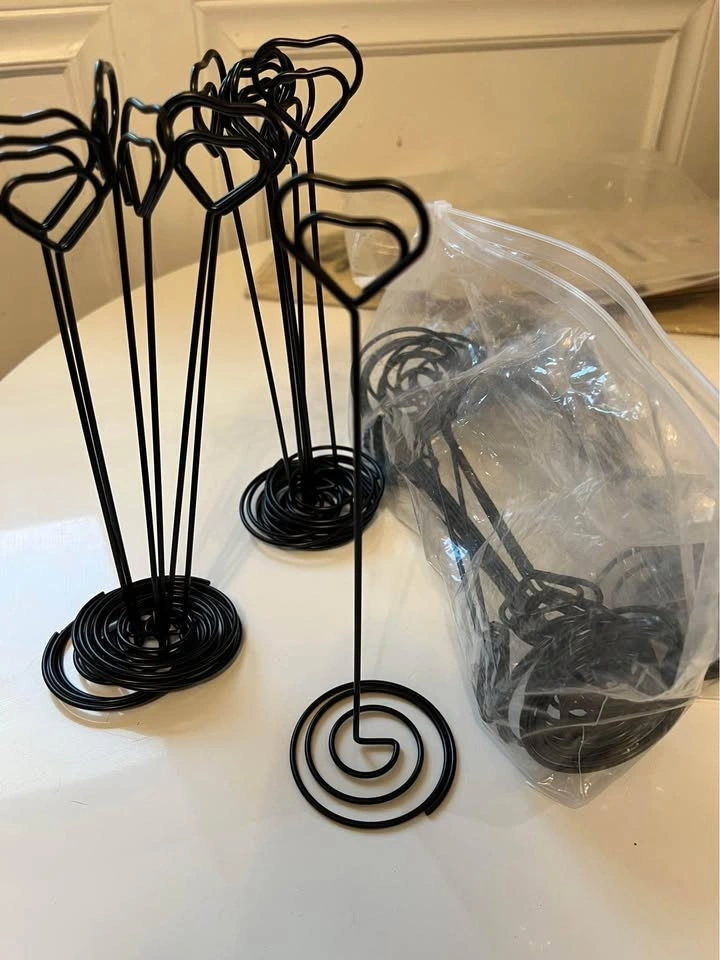⚽ Table number metal holder - 36pcs - photo 2
