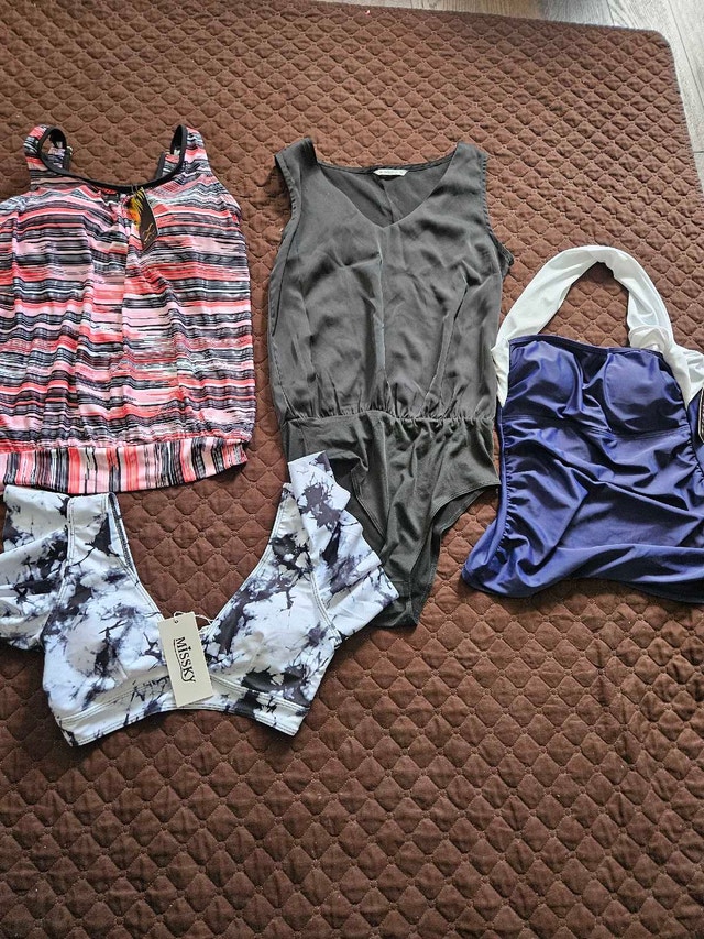 Women's Assorted Swimwear Tops and Bodysuits