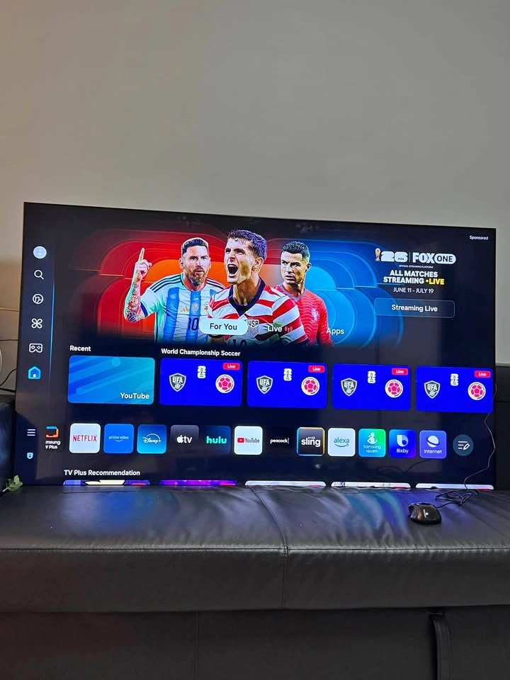 Samsung 65” QLED Smart TV + Premium Full Motion Wall Mount