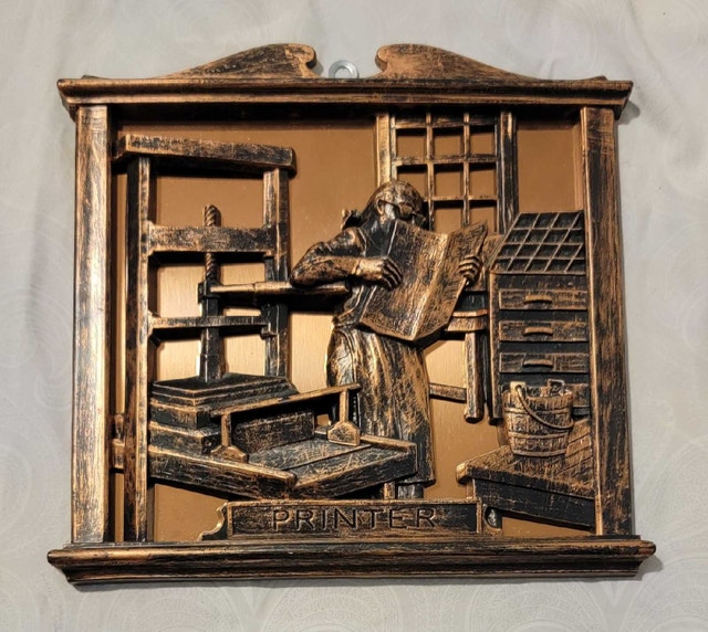 Vintage Coppercraft Guild wall art