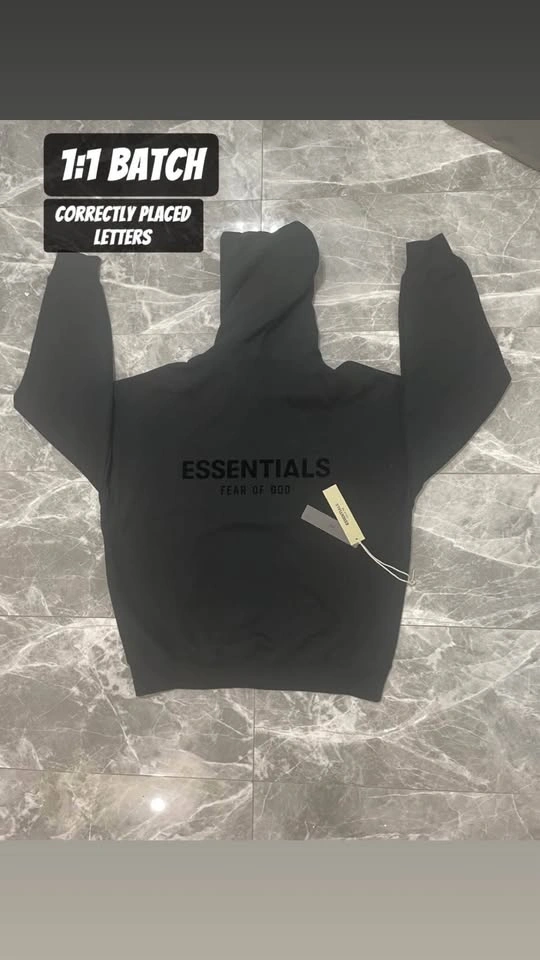 SALE | Stretch Limo Black Essentials Hoodie | SS22 - photo 2