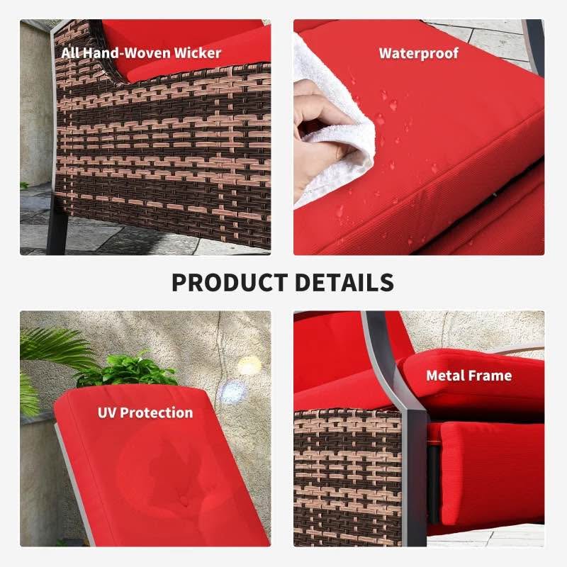 Outdoor Rattan Recliner Chair - photo 3