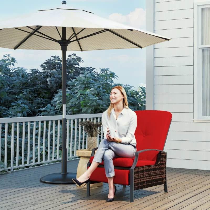 Outdoor Rattan Recliner Chair - photo 5