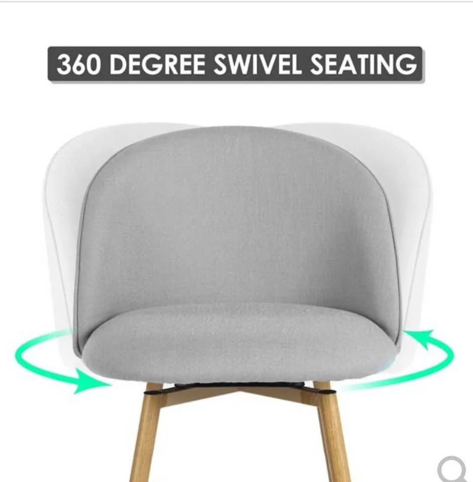 26-in Grey Fabric Counter Stool with Oak Finish Legs/#2239-40 image indicator(5)