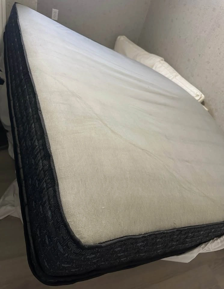 Sealy Posturepedic 15 inch Queen with protector and box spring - photo 3