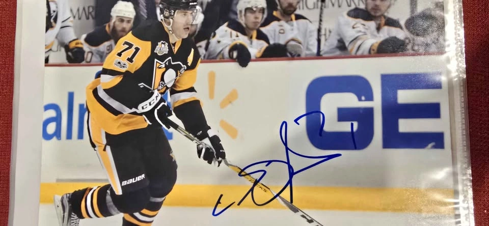 Evgeni Malkin signed 8x10