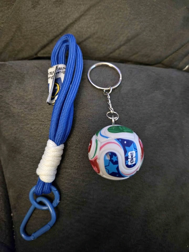 ⚽ World Cup Inspired Soccer Ball Keychain / Bag Charm – New