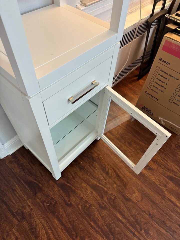 Restoration Hardware Hutton Stackable Bathroom Cabinet – White - photo 3