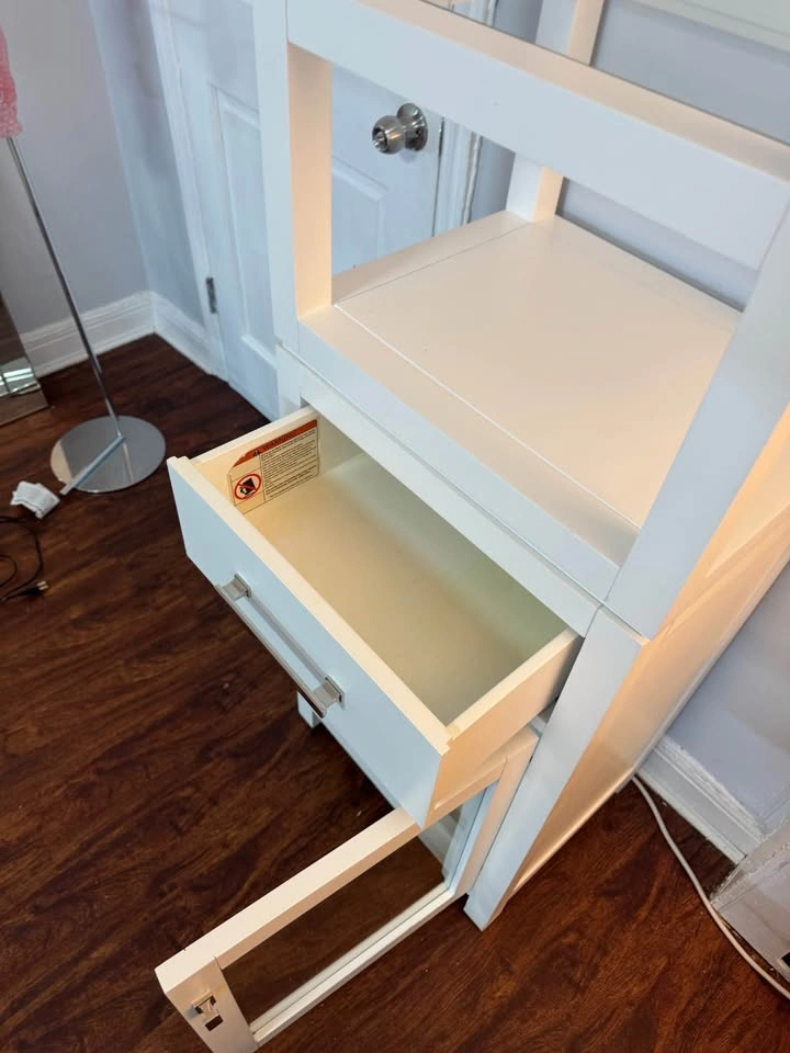 Restoration Hardware Hutton Stackable Bathroom Cabinet – White - photo 4