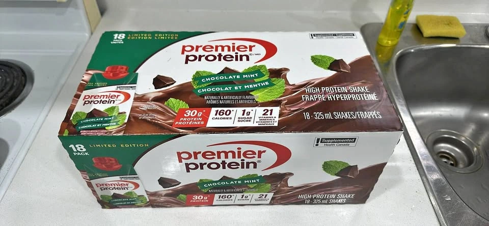 Premier Protein Chocolate Mint Shakes