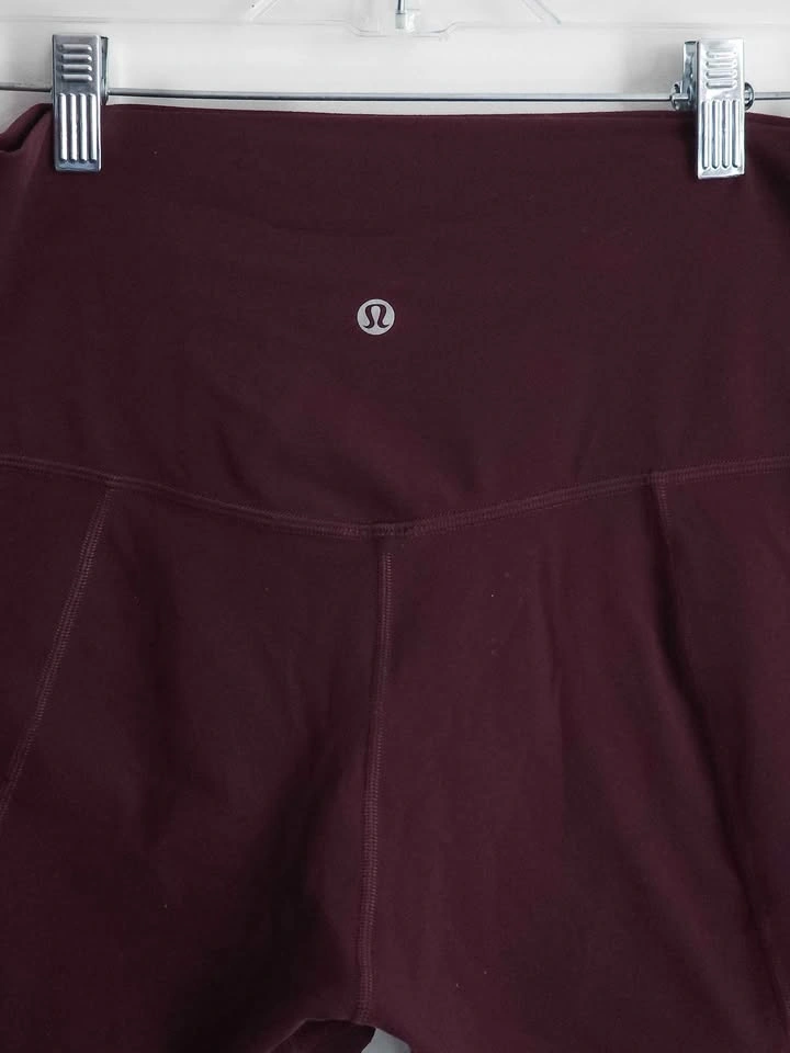 Lululemon Align High-Rise Nulu Shorts – Maroon – Size 8 - photo 4