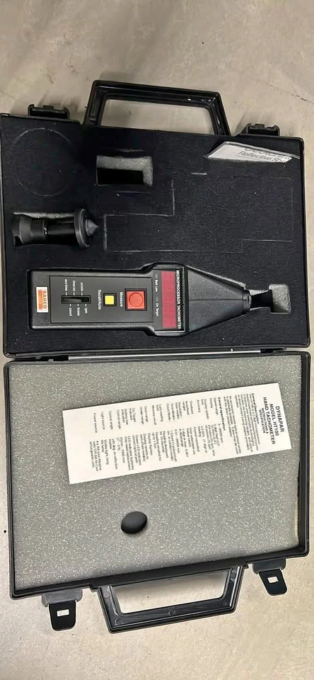 Vintage 1990s Dynapar HT100 Handheld Tachometer Kit