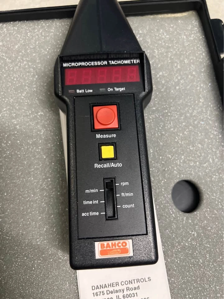 Vintage 1990s Dynapar HT100 Handheld Tachometer Kit - photo 5