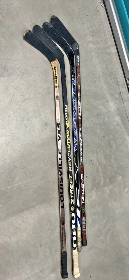 4x Vintage/Street Hockey Stick Bundle