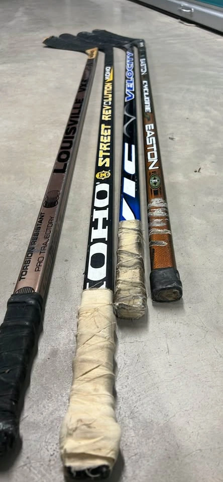 4x Vintage/Street Hockey Stick Bundle - photo 2