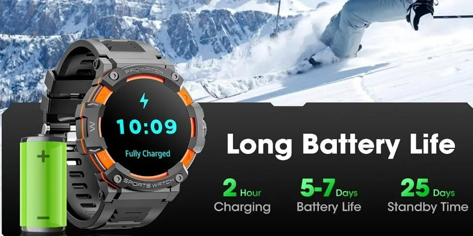 Military Smart Watch for Men image indicator(2)