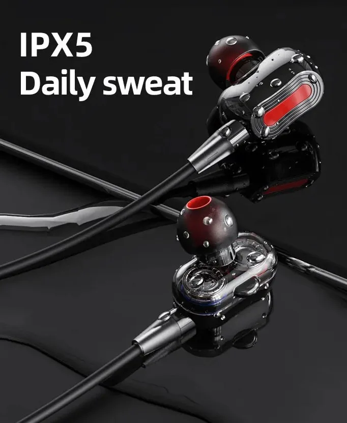 Lenovo Bluetooth 5.0 Noise Canceling Neckband Headphones image indicator(3)