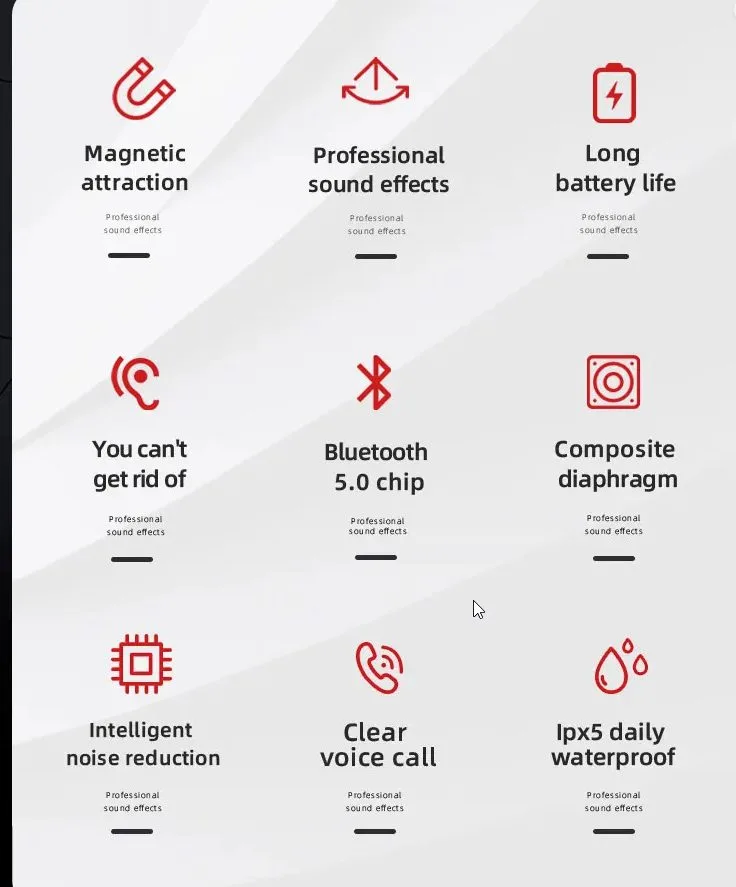 Lenovo Bluetooth 5.0 Noise Canceling Neckband Headphones image indicator(5)