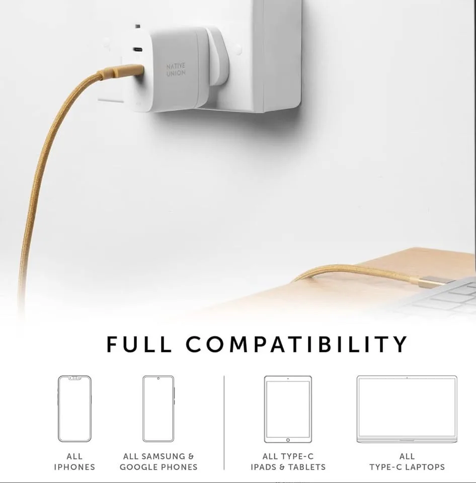 Native Union Fast GaN Charger PD 67W – Brand New Sealed image indicator(3)