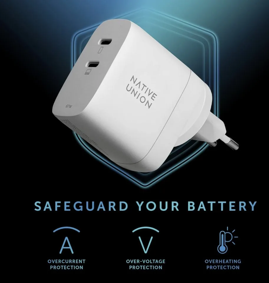 Native Union Fast GaN Charger PD 67W – Brand New Sealed image indicator(5)