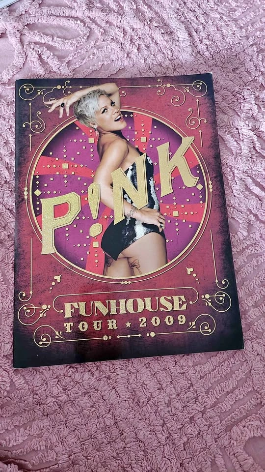 P!nk fun house concert tour photo book