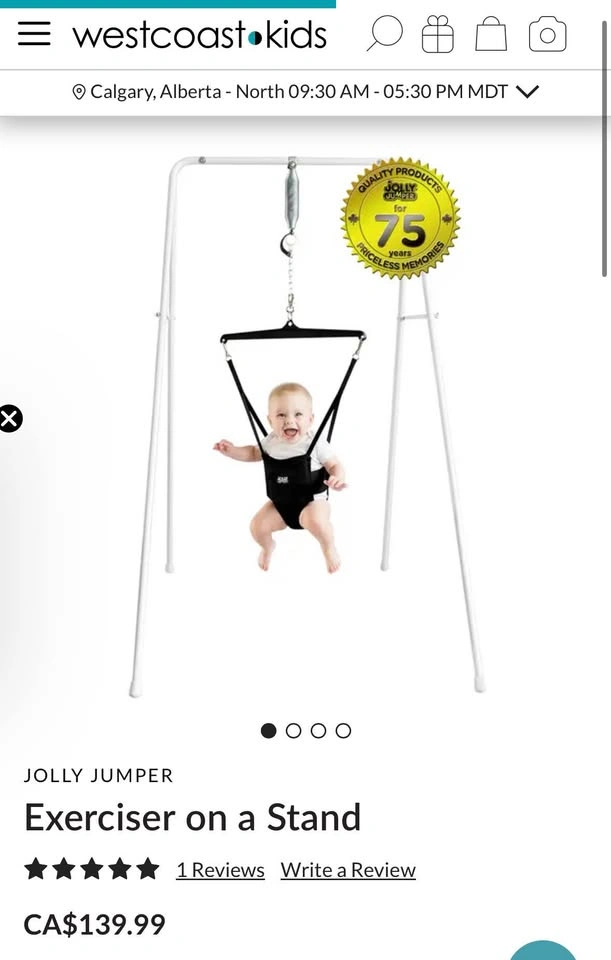 JOLLY JUMPER original baby jumper exerciser ⚽️ - photo 3