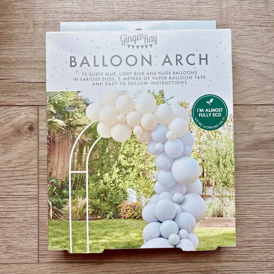 Brand new blue balloon arch kit, DIY balloon garland ⚽️