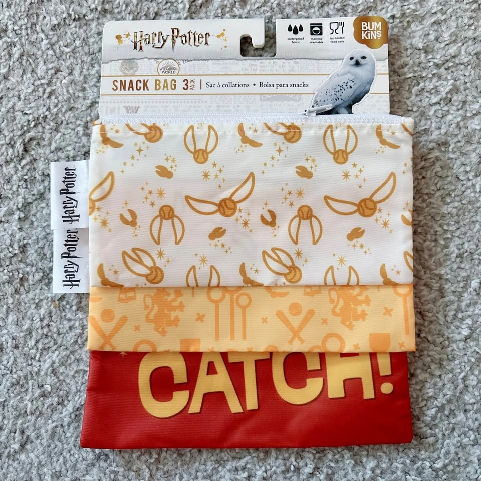 Brand new BUMKINS x Harry Potter reusable snack bags 3-pk ⚽️ - photo 3