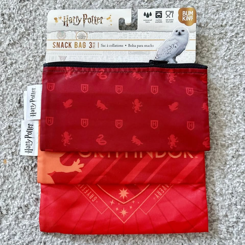 Brand new BUMKINS x Harry Potter reusable snack bags 3-pk ⚽️ - photo 4