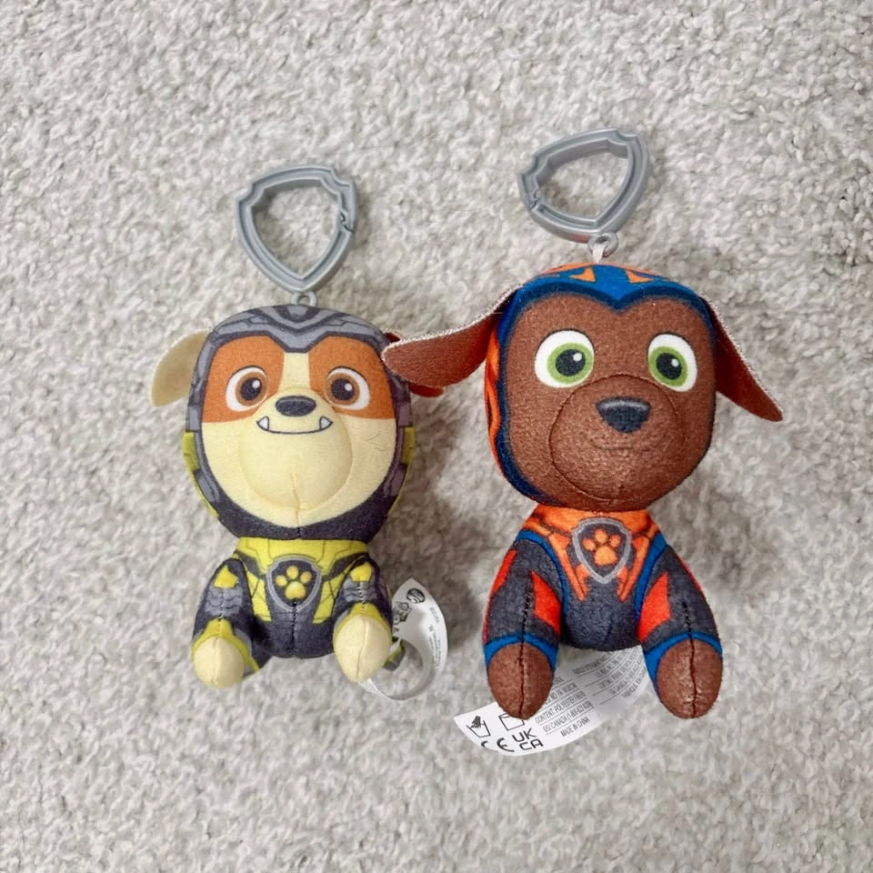 Paw Patrol The Mighty Movie Rubble & Zuma 4” plush toys ⚽️ - photo 2
