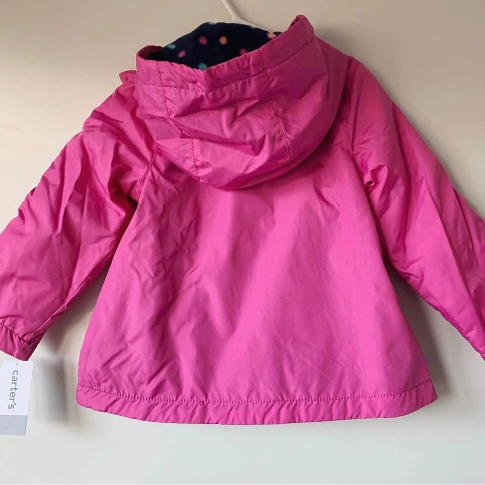 Brand new CARTER’S girl’s unicorn fleece lined jacket 2T ⚽️ - photo 2