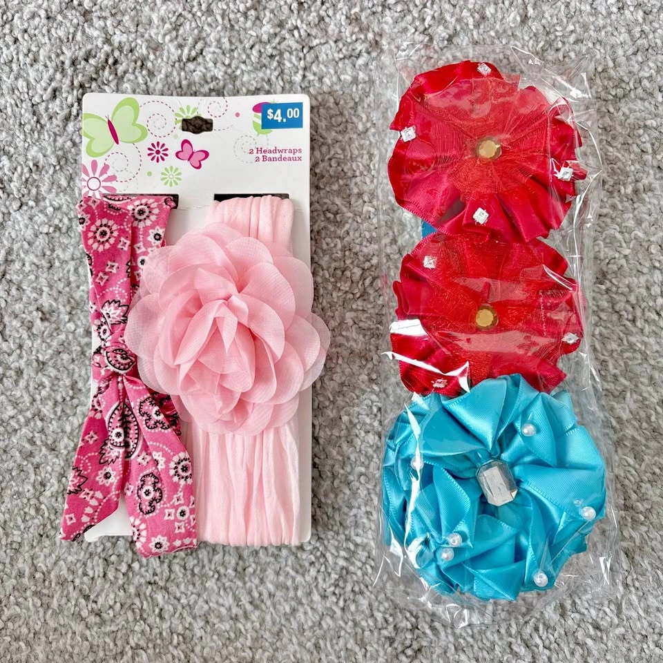 Brand new girls hair accessories, headbands & hair ties ⚽️