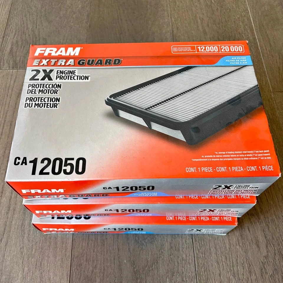 Brand new FRAM extra guard engine air filter CA12050 3 packs ⚽️