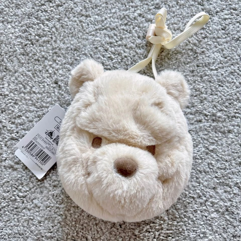 JAPAN TOKYO DISNEY Winnie The Pooh bear plush crossbody bag ⚽️
