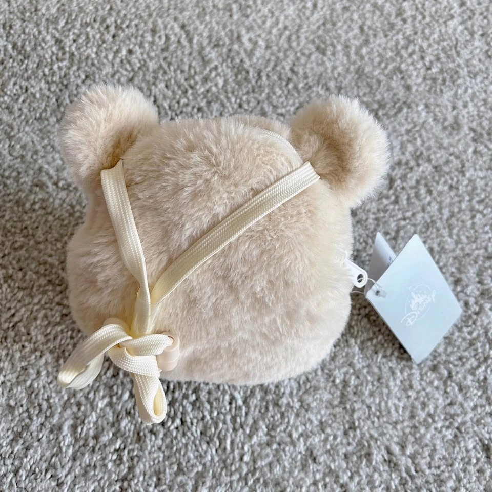 JAPAN TOKYO DISNEY Winnie The Pooh bear plush crossbody bag ⚽️ - photo 2