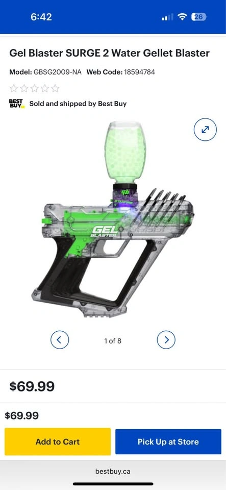 Brand New Gel Blaster Surge 2 Water Gellet Blaster ⚽️ - photo 3