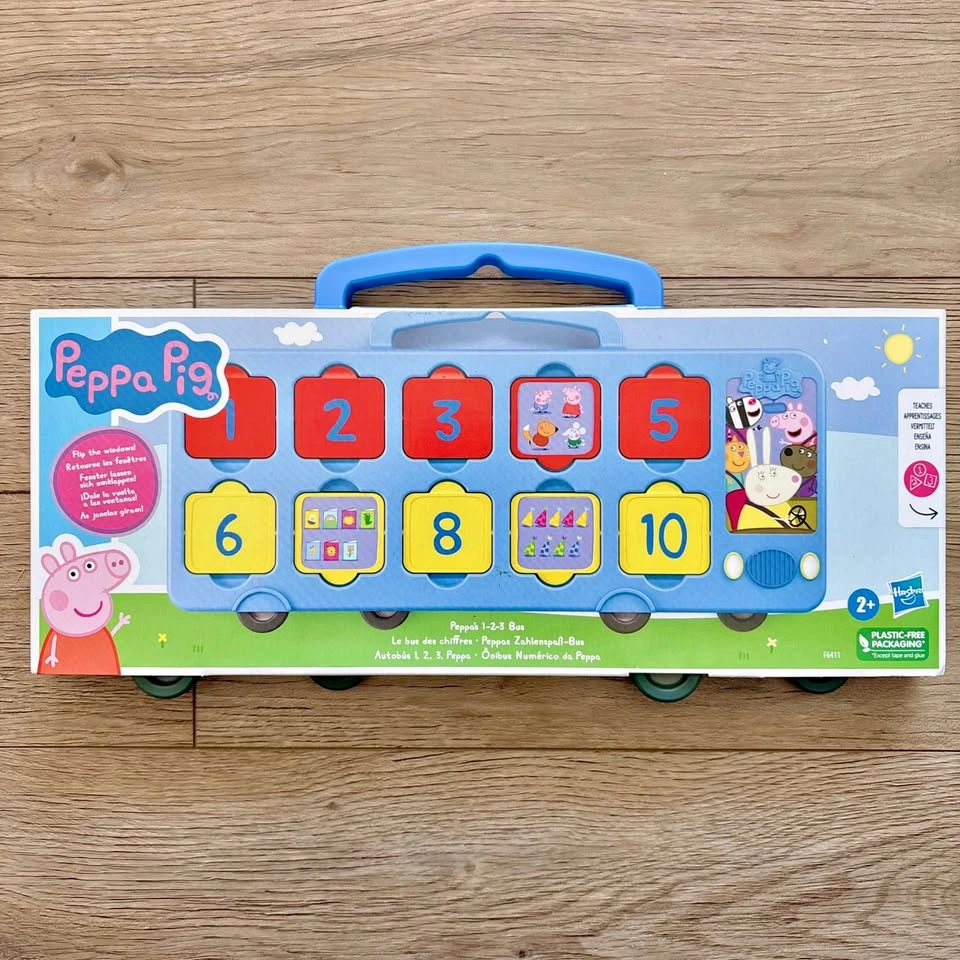 Brand new Peppa Pig’s 1-2-3 bus toy ⚽️