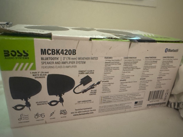 ⚽️Audio Systems MCBK420B Speaker and Amplifier System (Boss) - photo 2