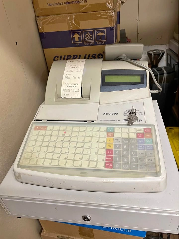 Starting at $10 cash registers Sharp XE-A302
