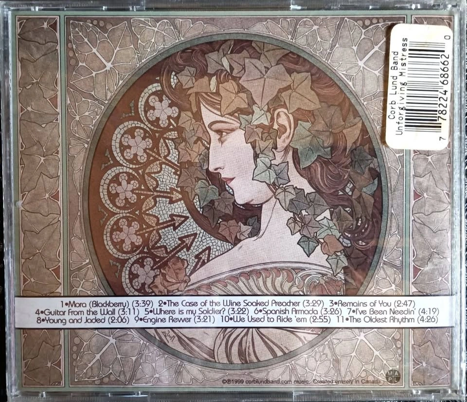 Corb Lund - Unforgiving Mistress CD - SEALED!⚽ - photo 2