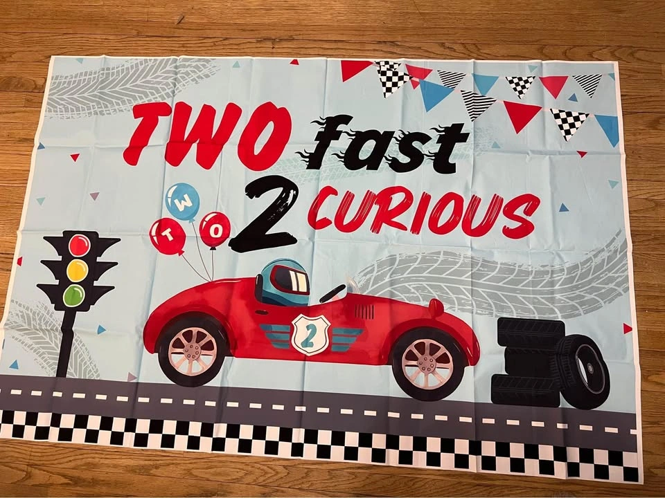 ⚽ 2 year Birthday Banner- New - photo 2