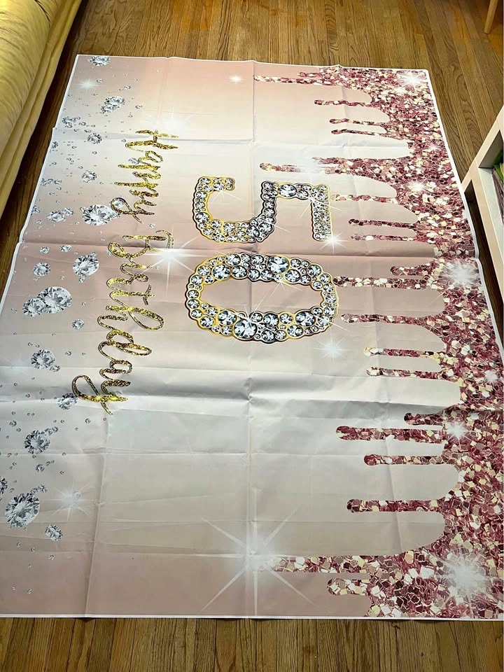 ⚽ 50th Birthday Banner - New