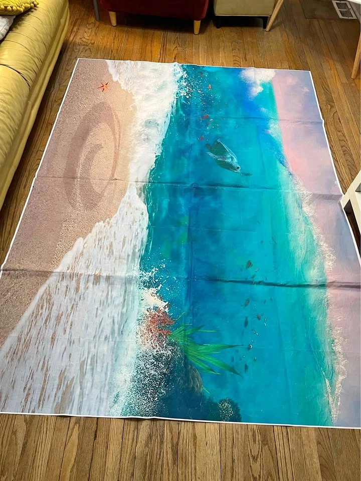 ⚽ Beach big backdrop- New