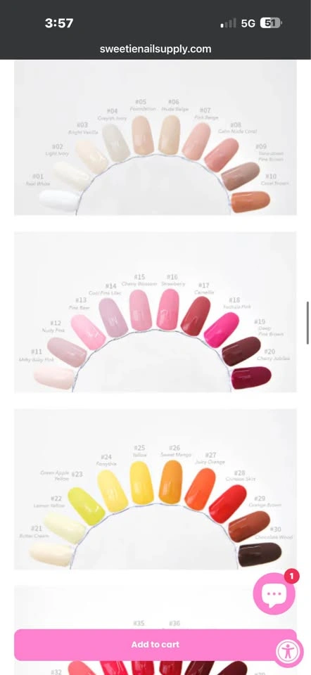 Yogurt Korean Nail Polish Collection - 90 Colors - photo 3